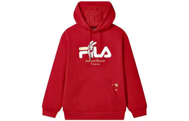FILA CNY X Buer Rabbit Sweatshirt Unisex Legend Red