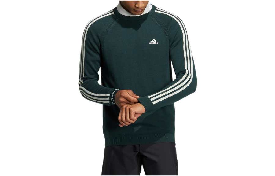 Adidas Adidas Sweatshirts Men's Green Crew Neck Moderate Regular
