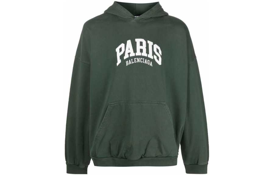 Balenciaga Sweatshirt Regular Fit Men's Green