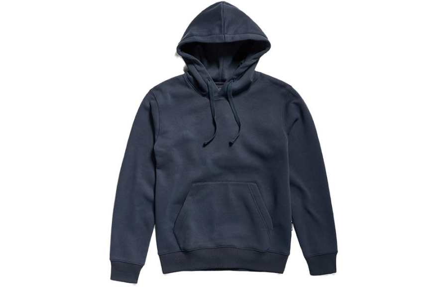 G-STAR RAW G STAR RAW Sweatshirts Men's Navy Blue Hooded Moderate Regular