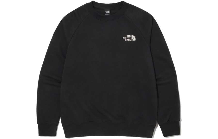 THE NORTH FACE Sweatshirts Men's Black Crew Neck Moderate Regular