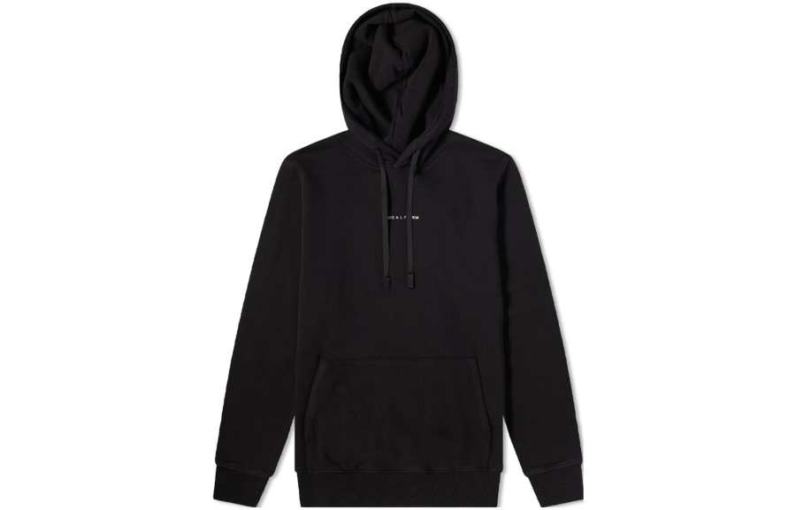 1017 ALYX 9SM Sweatshirts Men's Black Hooded Moderate Regular