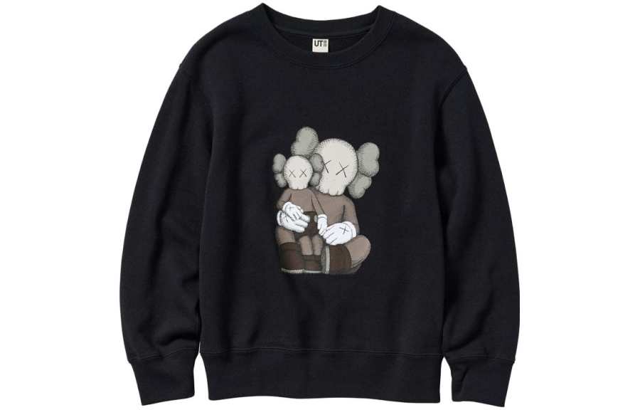 UNIQLO x KAWS SS23 Sweatshirt Unisex Black