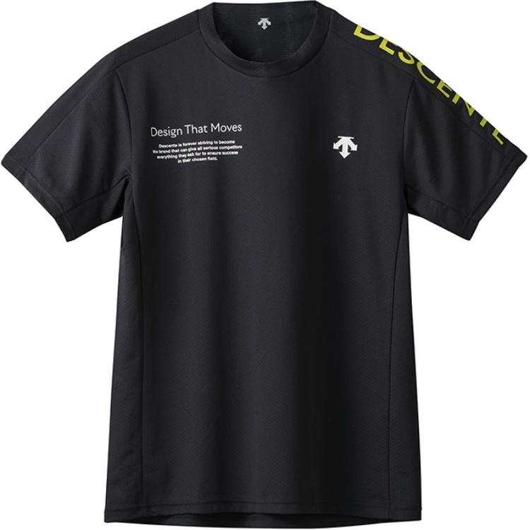 DESCENTE T Shirts Unisex Crew Neck Moderate Straight Fit