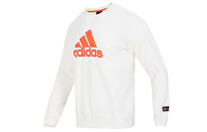 Adidas Adidas CNY Sweatshirts Men's White Crew Neck Moderate Regular