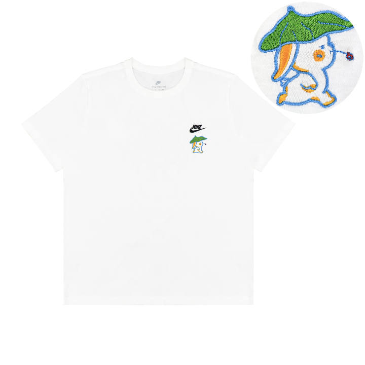 Nike Nike T Shirts Unisex White Crew Neck Moderate Straight Fit