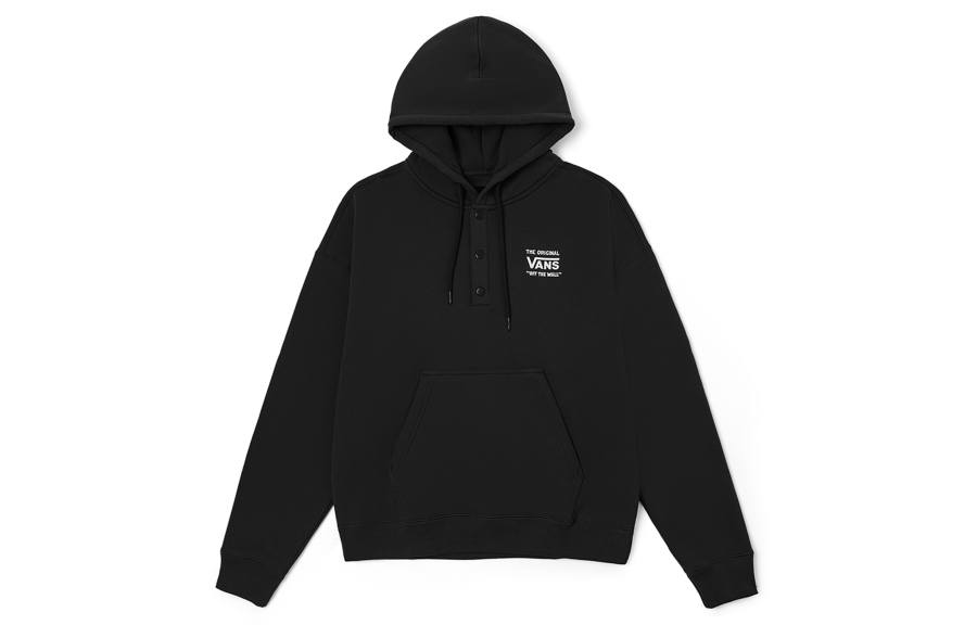 Vans Vans Sweatshirts Unisex Black Hooded Moderate Regular