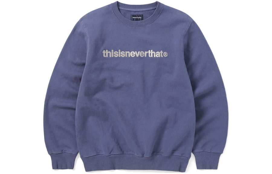 Thisisneverthat Thisisneverthat T Logo Crewneck Violet Sweatshirt Unisex Violet