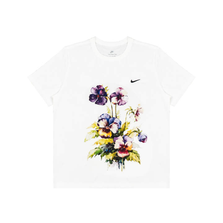 Nike Nike T Shirts Unisex White Crew Neck Moderate Straight Fit