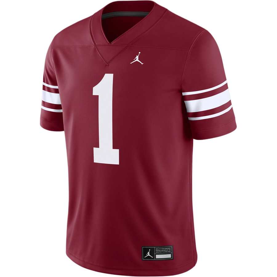 Jordan Jordan Oklahoma Sooners Men's Jordan Dri FIT College Game Jersey
