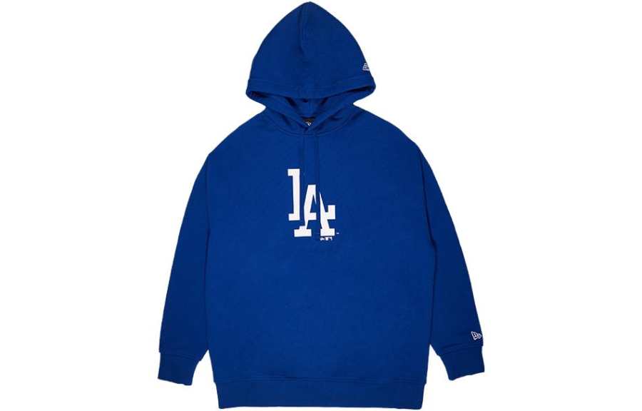 New Era X MLB Los Angeles Dodgers Sweatshirts Unisex Dark Blue Hooded Moderate Other