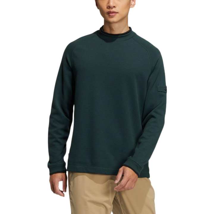 Adidas Adidas Sweatshirts Men's Green Crew Neck Moderate Regular