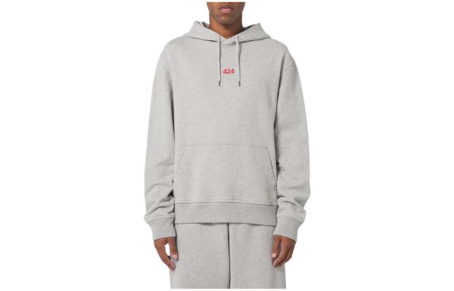 424 Sweatshirts Men's Gray Hooded Moderate