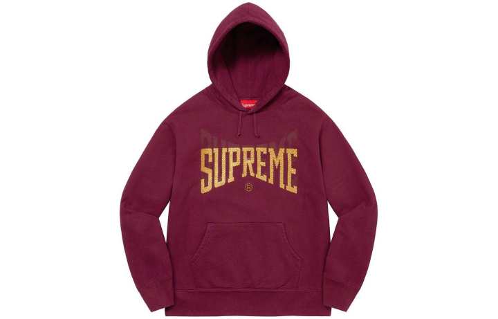 Supreme Supreme Rhinestone Shadow Hooded Sweatshirt