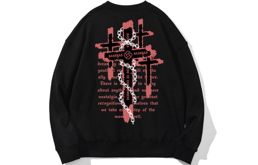 SANSYAS SANSYAS Sweatshirts Unisex Crew Neck Moderate Regular