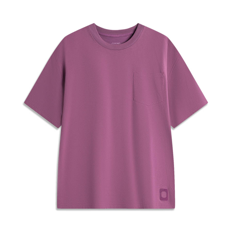 Li-Ning Li Ning China Color Series T Shirt Unisex Purple Velvet