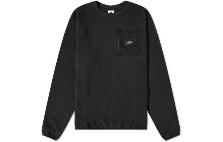Nike Nike Sweatshirts Men's Black Crew Neck Moderate Regular