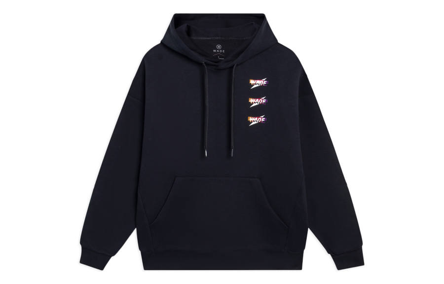 Li-Ning Li Ning Sweatshirts Unisex Black Hooded Moderate Regular