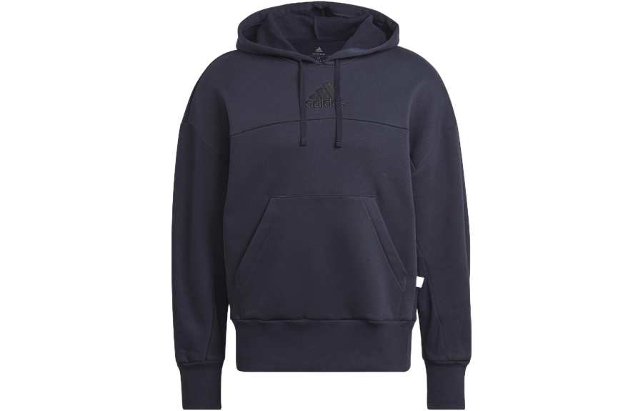 Adidas Adidas Sweatshirts Men's Navy Blue Hooded Moderate Regular