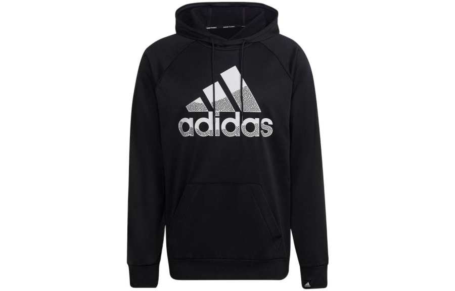 Adidas Adidas Sweatshirts Men's Black Hooded Moderate Regular