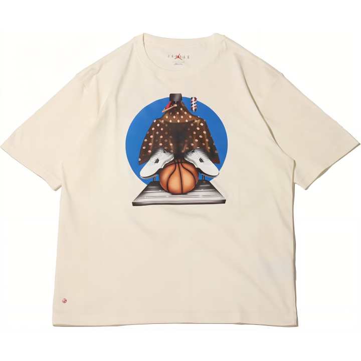 Jordan JORDAN X Darien Birks Printed 'Beige' T-shirt