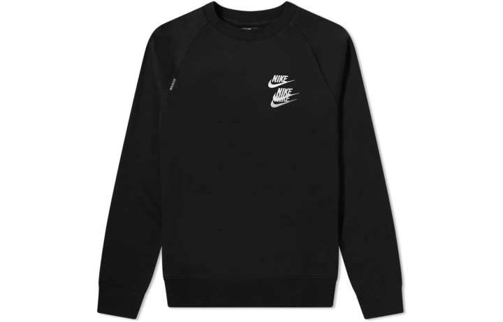 Nike Nike Sweatshirts Men's Black Crew Neck Moderate Regular