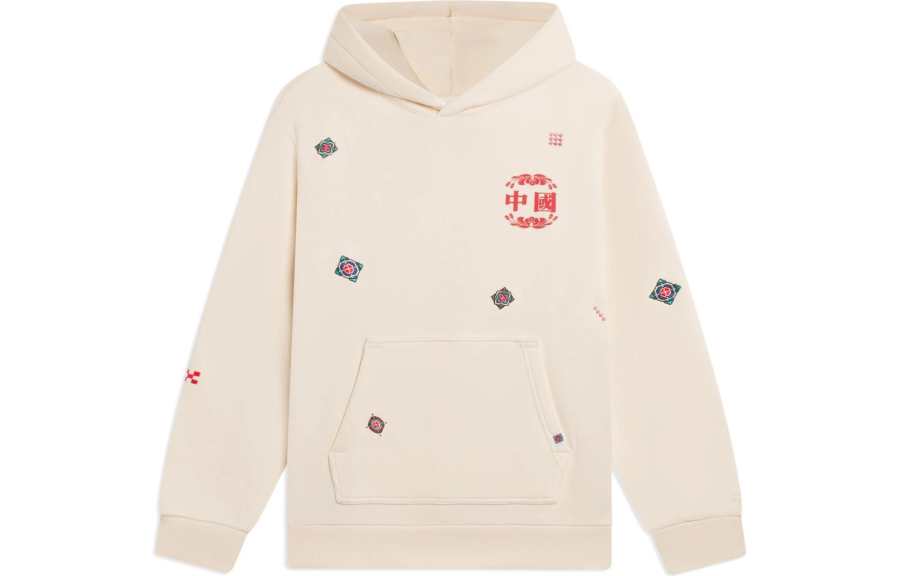 Li-Ning Li Ning Sports Trendy Collection Sweatshirt Unisex White