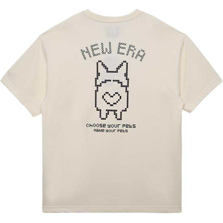 New Era T Shirt Unisex Ivory White