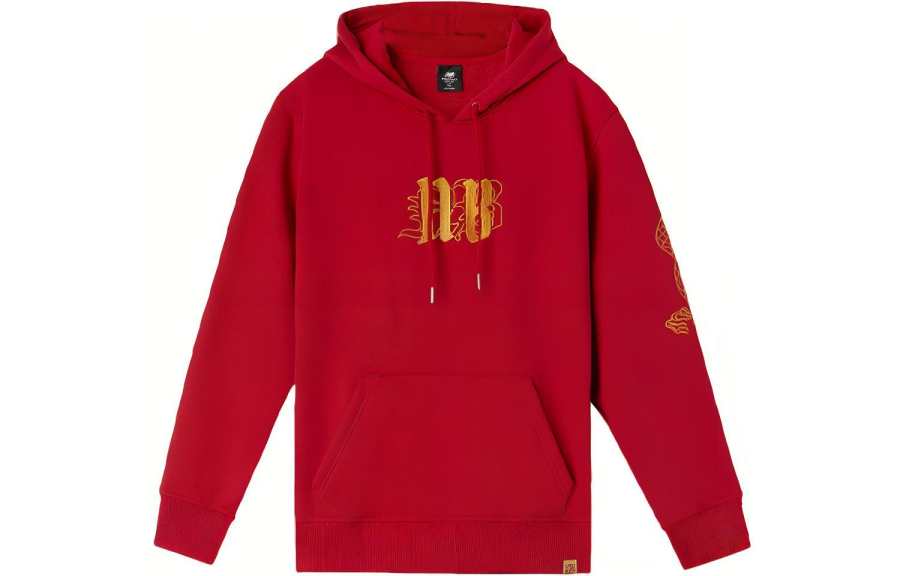 New Balance New Balance Sweatshirts Unisex Red Hooded Moderate Regular