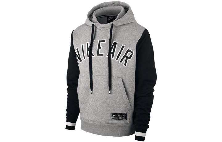 Nike Nike Sweatshirts Men's Gray Hooded Moderate Regular