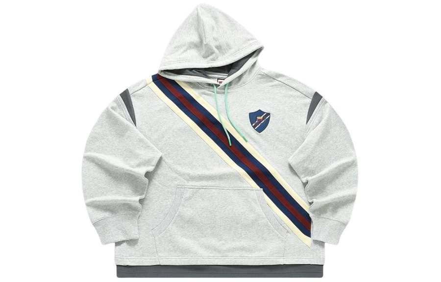 FILA FUSION x FACETASM Sweatshirt Men's Silver Flower Gray