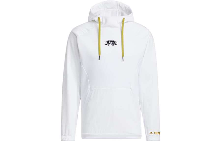 Adidas Adidas Sweatshirts Unisex White Hooded Moderate Regular