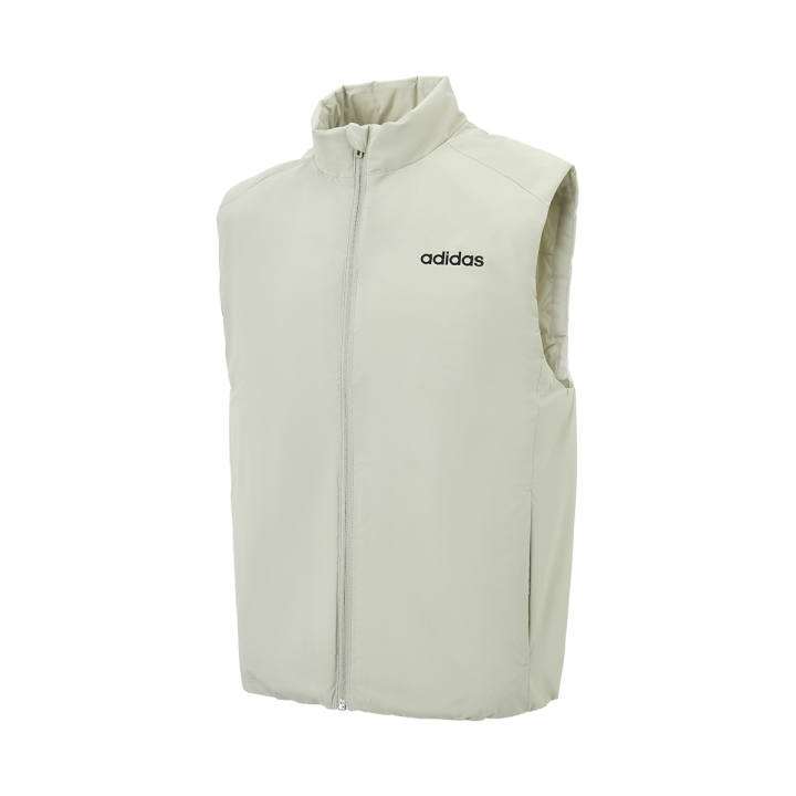 Adidas Adidas Vests Unisex Ecru Stand Collar Moderate Other