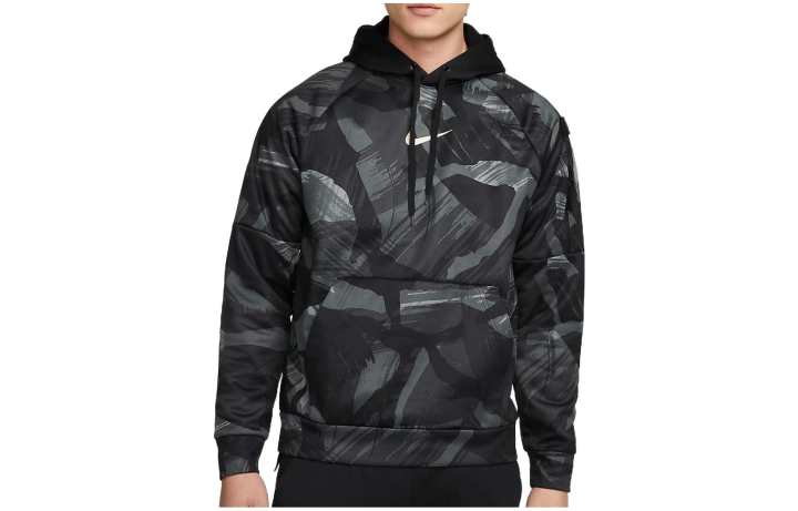 Nike Nike Sweatshirts Men's Black Hooded Moderate Regular