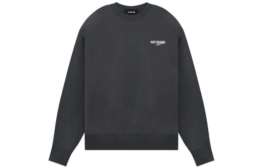 WE11DONE WE11DONE SS23 Sweatshirt Unisex Dark Gray