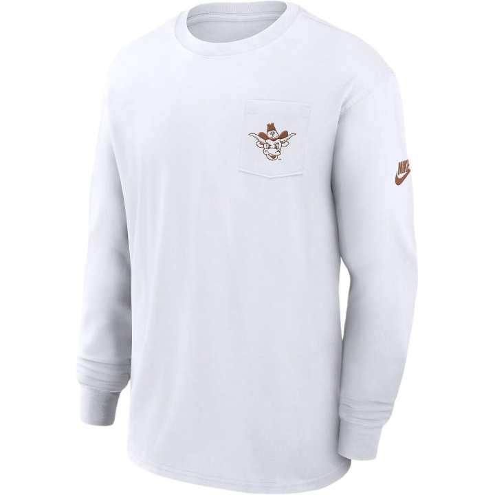 Nike Nike Texas Longhorns Legacy Max90 Pocket Men's Nike College Long Sleeve T Shirt