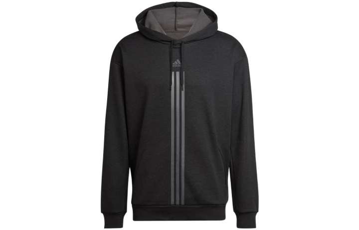 Adidas Adidas Sweatshirts Men's Black Hooded Moderate Regular