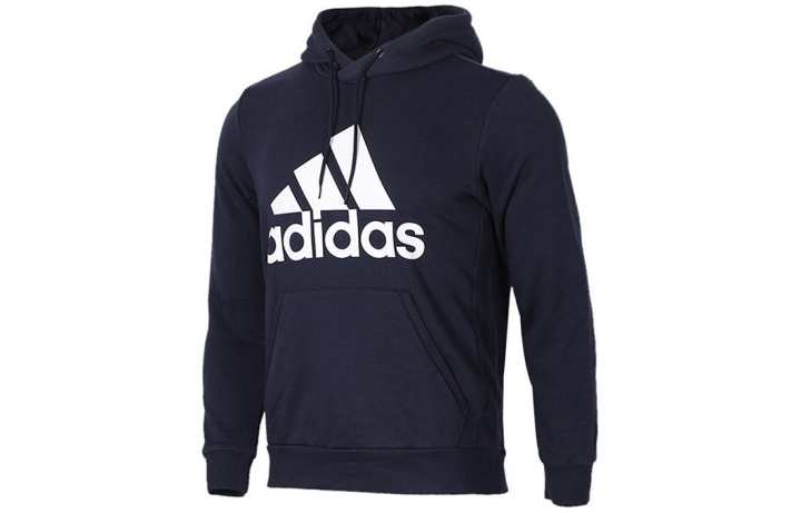 Adidas Adidas Sweatshirts Men's Navy Hooded Moderate Regular