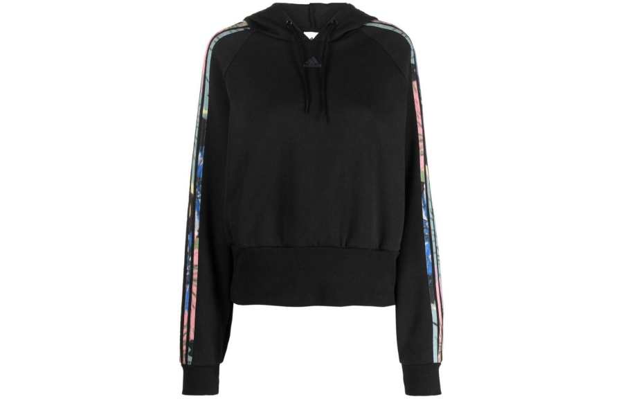Adidas Adidas Sweatshirts Men's Black Hooded Moderate Regular