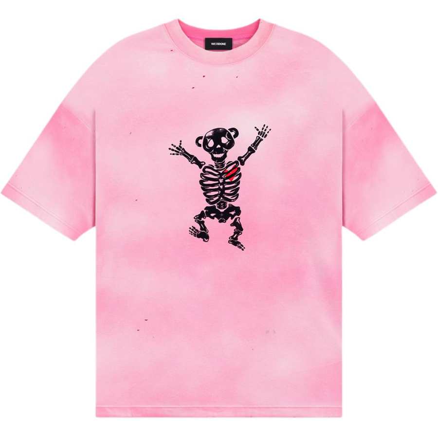 WE11DONE Bolt Teddy Crew-neck T-shirt
