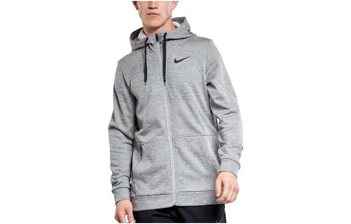 Nike Nike Sweatshirts Men's Gray Hooded Moderate Regular