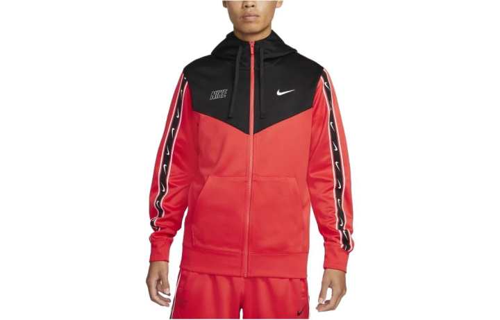 Nike Nike Sweatshirts Men's Red Hooded Moderate Regular