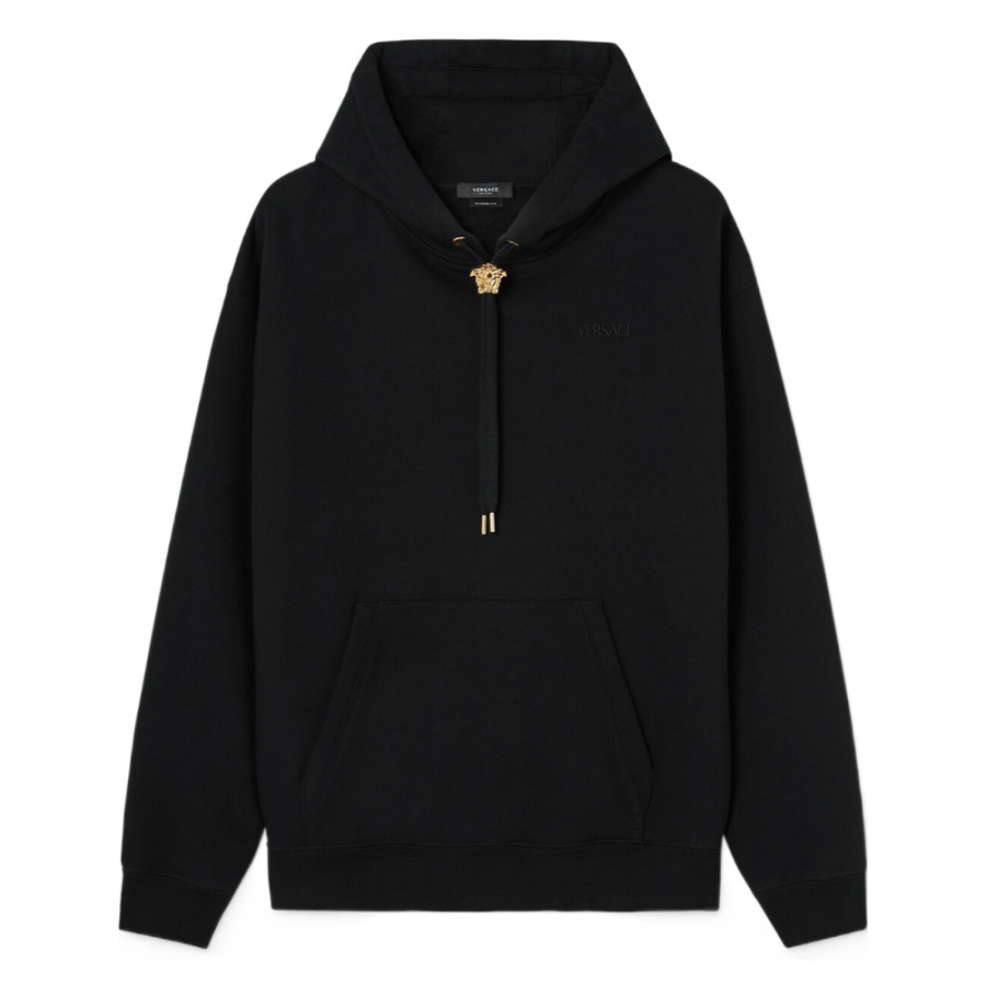 VERSACE VERSACE Medusa Head Detailed Drawstring Hoodie