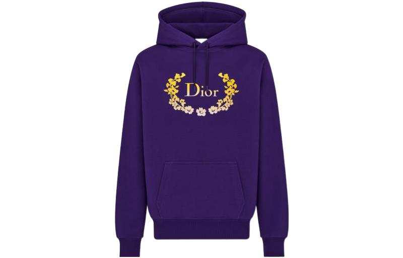 DIOR Sweatshirts Men's Purple Hooded Moderate Other
