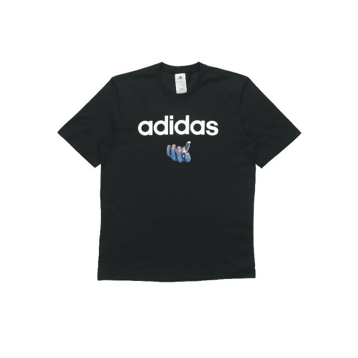 Adidas Adidas T Shirts Unisex Black Crew Neck Moderate