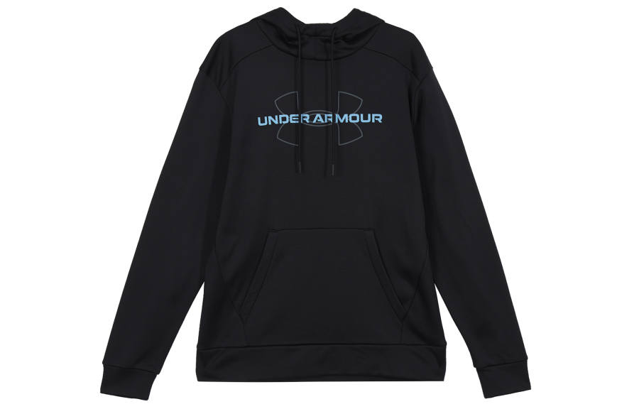 Under Armour Sweatshirts Men's Black Hooded Moderate Regular