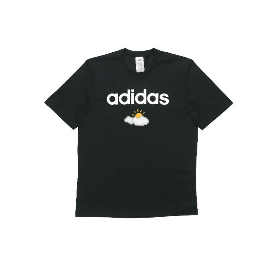 Adidas Adidas T Shirts Unisex Black Crew Neck Straight Fit