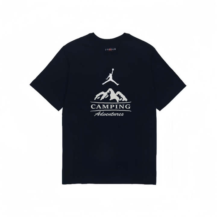 Jordan Jordan T Shirts Unisex Black Crew Neck Straight Fit