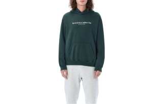 SPORTY & RICH Sweatshirts Unisex Green Hooded Moderate Regular