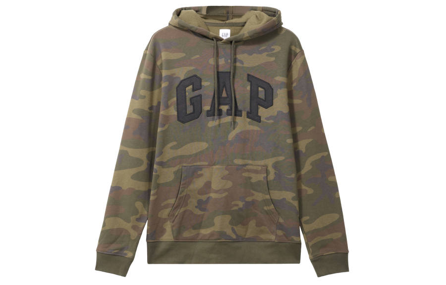 GAP GAP Sweatshirts Men's Green Hooded Thickened Regular